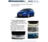 Накладка на задний бампер Rival для Ford Focus III рестайлинг хэтчбек 2014-2019, нерж. сталь, NB.H.1801.1 2