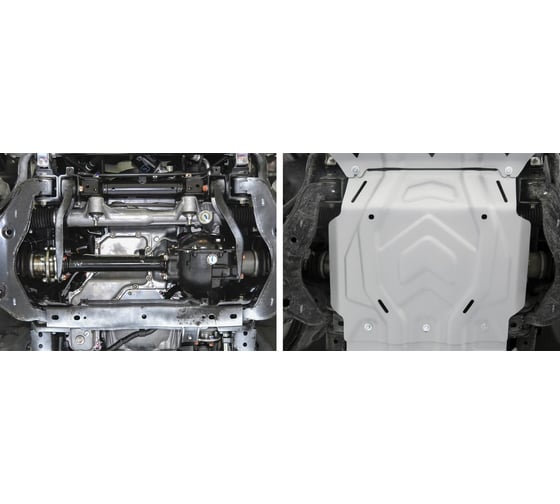 Защита картера Rival Fiat Fullback 2016-/Mitsubishi L200 2015-/Pajero Sport 2016, 333.4041.2