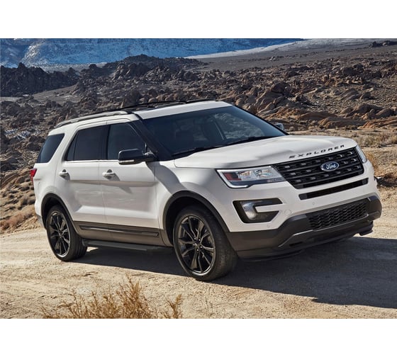 Пороги Rival Black Ford Explorer V 2011-2015 2015-2017 2017, 2 шт., F193ALB.1802.1