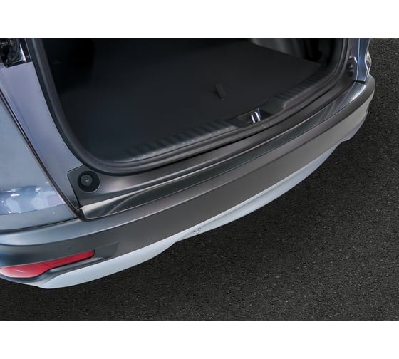 Накладка на задний бампер Rival для Honda CR-V V 2017-н.в., нержавеющая сталь, NB.2101.1