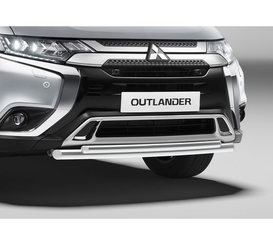 Защита переднего бампера Rival Mitsubishi Outlander III 2015-2018 R.4010.002