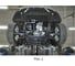Защита переднего бампера Rival Mitsubishi Outlander III 2015-2018 R.4010.002 4