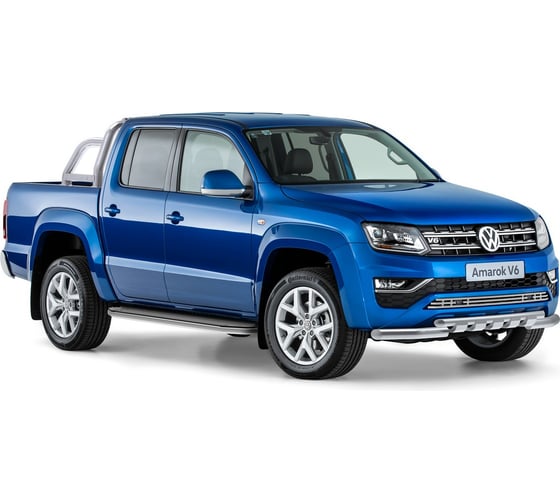 Защита переднего бампера d76+d57 с профильной защитой картера Rival R.5804.002
