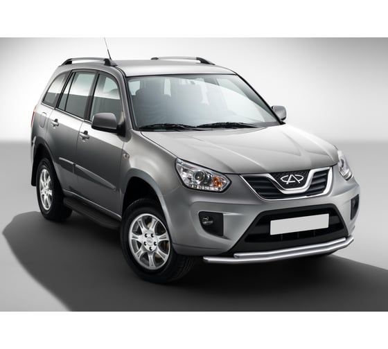Пороги "Premium-Black" Rival для Chery Tiggo (T11) 2005-2016, 160 см, 2 шт., алюминий, A160ALB.3301.2