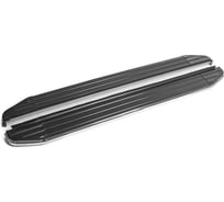 Пороги "Premium" Rival для Nissan Qashqai I 2006-2014/X-Trail T31 2007-2015, 173 см, 2 шт., алюминий, A173ALP.4104.5