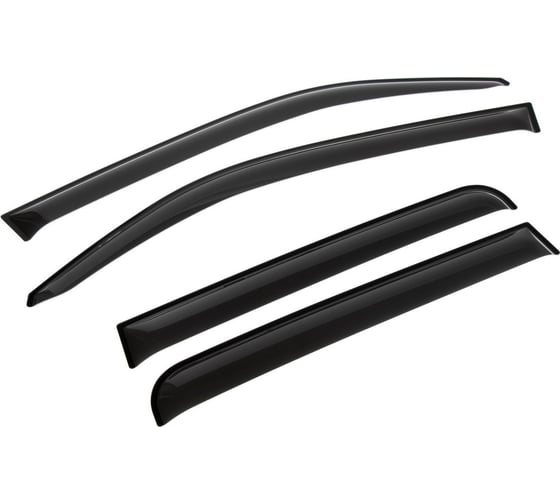 Дефлекторы окон Rival Premium для Volkswagen Amarok пикап 2010-2019, листовой ПММА, 4 шт., 35807001