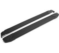 Пороги "Black" Rival для Nissan Qashqai I 2006-2014/X-Trail T31 2007-2015, 173 см, 2 шт., алюминий, F173ALB.4104.5