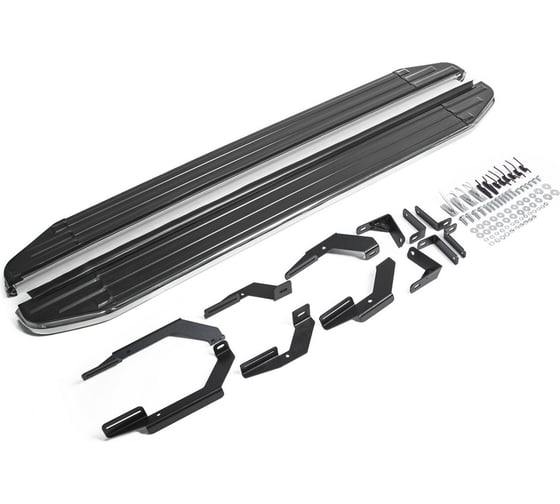 Алюминиевые пороги Rival Premium Toyota Rav4 IV /CA40/ 2 шт., A173ALP.5705.3