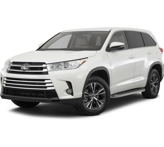 Пороги "Premium" Rival для Toyota Highlander U50 2013-2020, 180 см, 2 шт., алюминий, A180ALP.5706.1