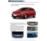 Накладка на задний бампер Rival для Hyundai Solaris I рестайлинг хэтчбек 2014-2017, нерж. сталь, NB.H.2301.1 2