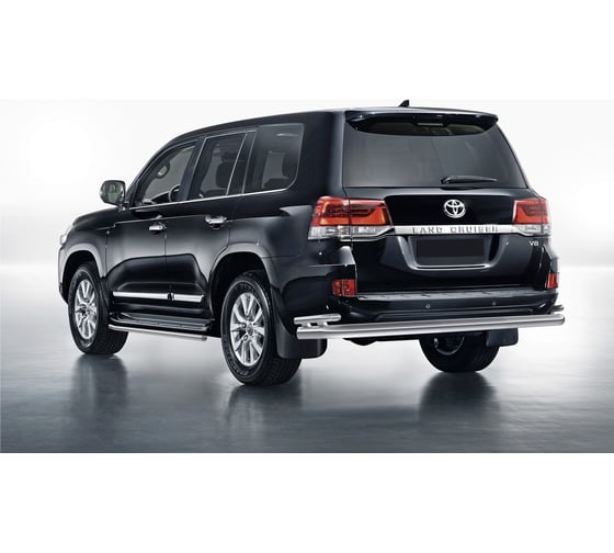 Защита штатных порогов d42 Rival для Lexus LX 14-15/Toyota LC 200 12-15 15-18 18-, 2 шт., R.5713.014