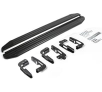 Пороги Rival Premium-Black Mitsubishi Pajero IV 2006-2014 2014, 2 шт., A173ALB.4002.1