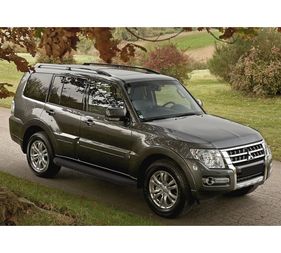 Пороги Rival Premium-Black Mitsubishi Pajero IV 2006-2014 2014, 2 шт., A173ALB.4002.1