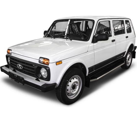 Пороги "Premium" Rival для ВАЗ 2131 (4x4) 5-дв. (вкл. Urban) 1993-2019 2019-н.в., 180 см, 2 шт., алюминий, A180ALP.6004.1