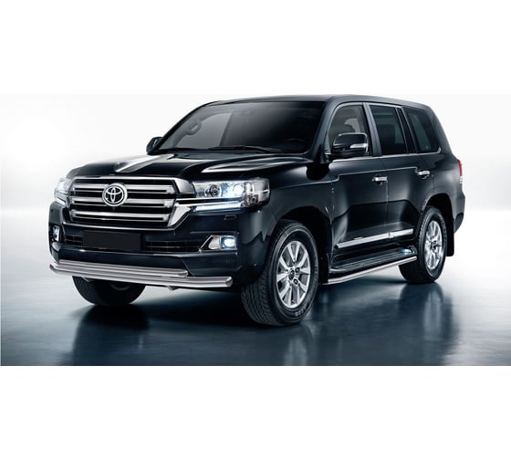 Защита переднего бампера Rival Toyota LC 200 /кроме Executive Lounge и TRD/ 2015 R.5717.001 1