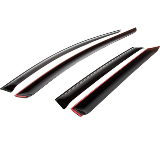 Дефлекторы окон Rival Premium для Hyundai i40 седан 2011-2019, листовой ПММА, 4 шт., 32303001 1