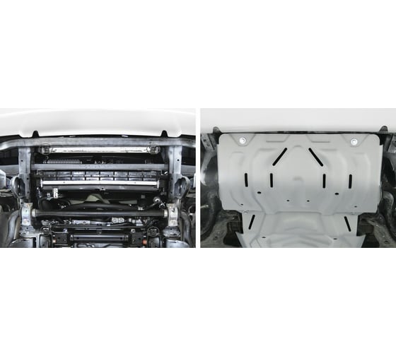 Защита радиатора Rival для Fiat Fullback 16-/Mitsubishi L200 15-/Pajero Sport 16, 333.4046.2