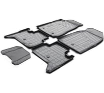 Коврики в салон автомобиля Rival для Chevrolet TrailBlazer II 2012-2016, полиуретан, с крепежом, 5 шт., 11008001