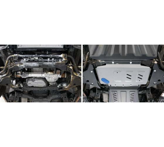 Защита картера Rival Mercedes X-Class 4WD 18-/Nissan Navara /Pathfinder 333.4165.2
