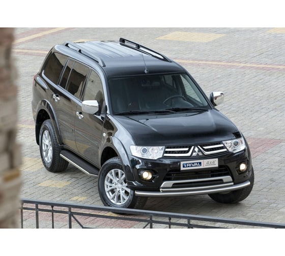 Пороги Rival Premium Mitsubishi Pajero Sport II 2008-2016, 173 см, 2 шт., A173ALP.4003.1