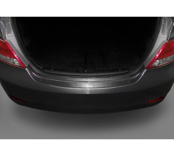 Накладки на задний бампер Rival Hyundai Solaris I седан 2015-2016, 2 шт., NB.S.2301.1