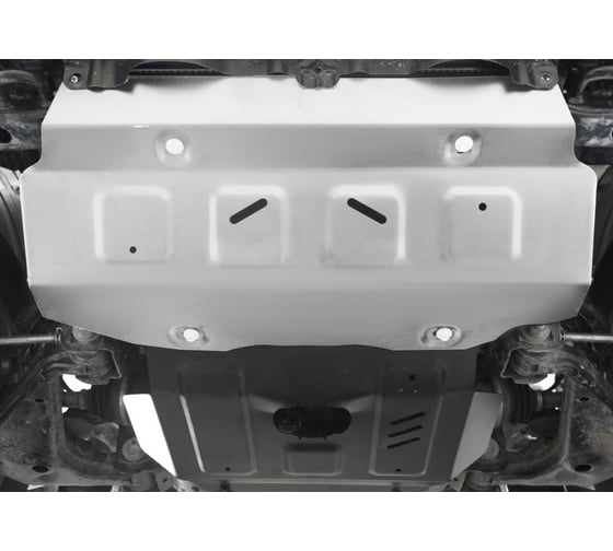 Защита радиатора и картера Rival (часть 1) для Toyota Fortuner 4WD 17-/Hilux 4WD 15-, без креп. 3.9501.1