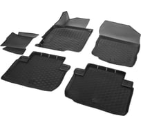 Коврики в салон автомобиля Rival для Mitsubishi Eclipse Cross 2017-н.в., полиуретан, без крепежа, 5 шт., 14006001