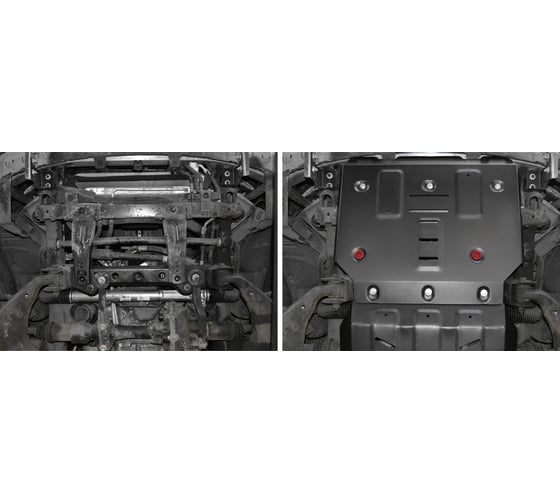 Защита радиатора АвтоБРОНЯ для Haval H9 2015-н.в., с крепежом, 111.09407.1