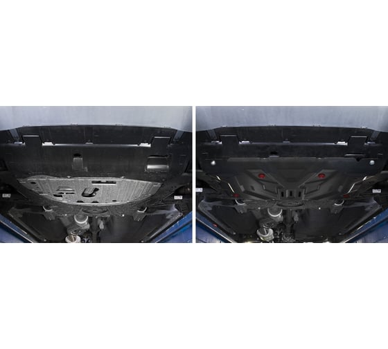Защита картера и КПП АвтоБРОНЯ для Honda CR-V 2017-н.в., с крепежом, 111.02131.2