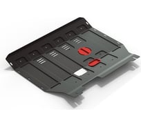 Защита картера и КПП АвтоБРОНЯ для Ford Transit FWD 2007-2014, с крепежом, 111.01833.1