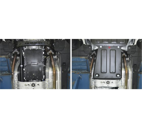 Защита КПП АвтоБРОНЯ Genesis G80/G90 4WD 2016/Hyundai Genesis 4WD, 111.02355.1