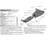 Защита КПП АвтоБРОНЯ Subaru Forester АКПП 2013-2016 2016-2018, st 2mm, 111.05420.2 2
