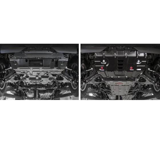Защита радиатора, картера, КПП и РК АвтоБРОНЯ Lexus GX 460 2009-2013 2013-н.в, st 2mm, K111.09516.1