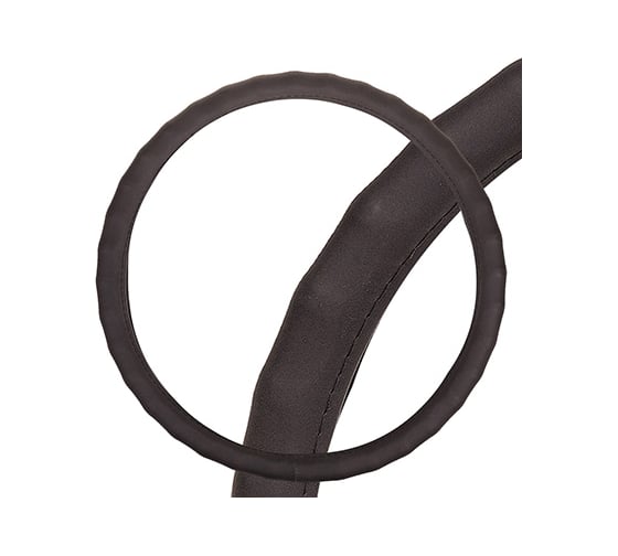 Оплетка SKYWAY Top-2 L черная экокожа S01102128 1