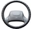 Оплетка SKYWAY Top-2 L черная экокожа S01102128 2