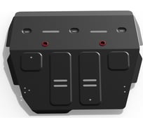 Защита картера и КПП АвтоБРОНЯ для Haval H2 МКПП 4WD 2014-н.в., сталь 2 мм, крепеж в комплекте, 111.09401.1