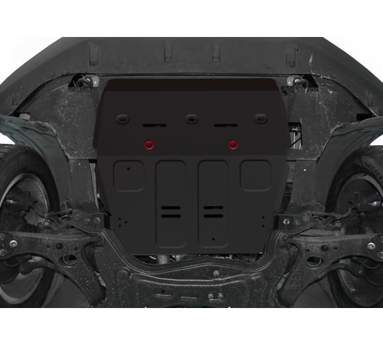 Защита картера и КПП АвтоБРОНЯ для Haval H2 МКПП 4WD 2014-н.в., сталь 2 мм, крепеж в комплекте, 111.09401.1