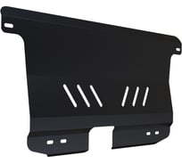 Защита картера и КПП АвтоБРОНЯ для Chevrolet Spark 2005-2010, сталь 2 мм, крепеж в комплекте, 111.01008.1