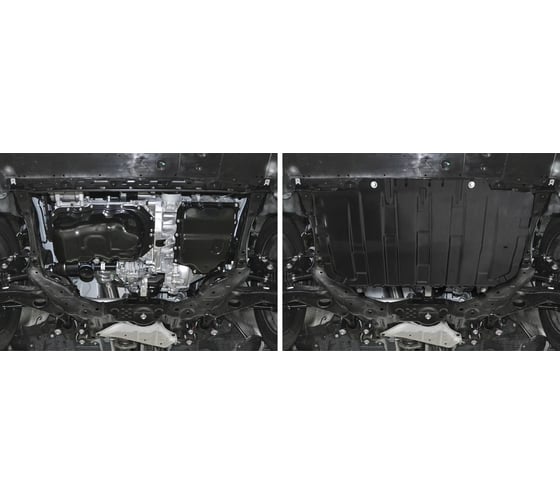Защита картера и КПП АвтоБроня Mazda 3 BM 13-18/6 GJ 12-18 18-/CX-5 11-17 17-/CX-9 16-, 111.03825.1