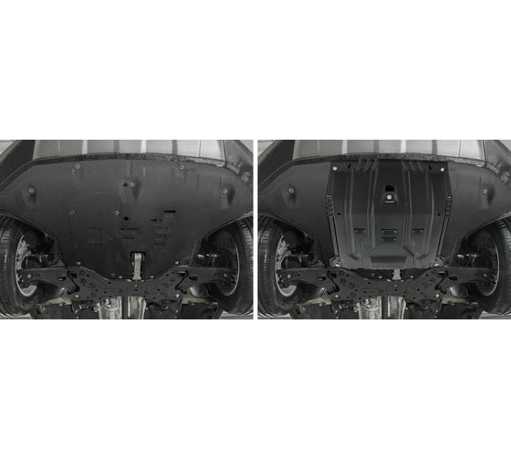 Защита картера и КПП АвтоБРОНЯ Hyundai Santa Fe/Tucson/Kia Sorento Prime/Sportage 111.02375.1