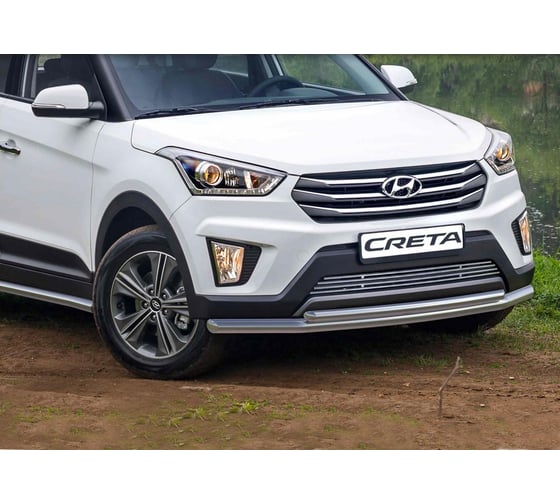 Решетка бампера Rival d10 для Hyundai Creta 2016-н.в G.2310.001