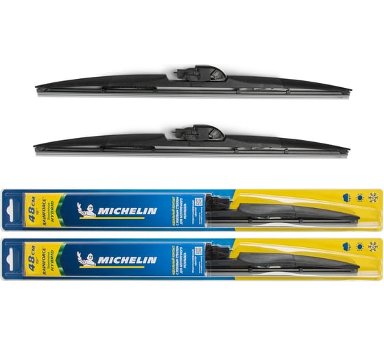 Комплект гибридных щеток стеклоочистителя MICHELIN 19" + 19"/48 + 48 см, K13319-19