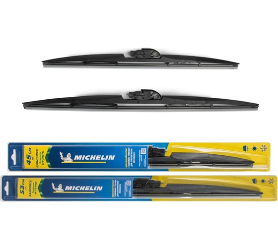 Комплект гибридных щеток стеклоочистителя MICHELIN 18" + 21"/45 + 53 см, K13318-21