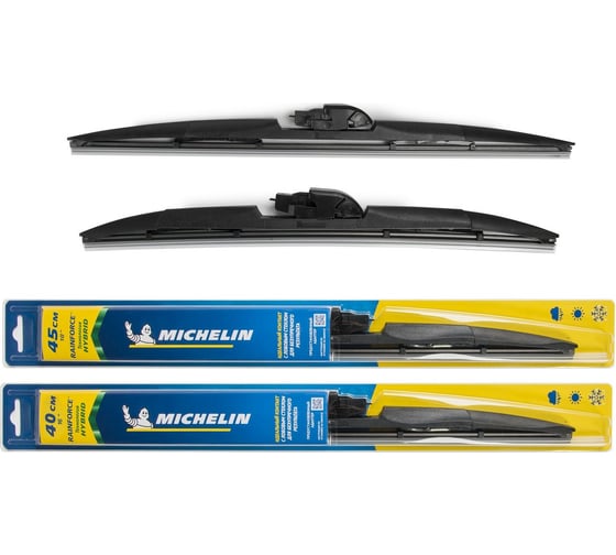 Комплект гибридных щеток стеклоочистителя MICHELIN 18" + 16"/45 + 40 см, K13318-16