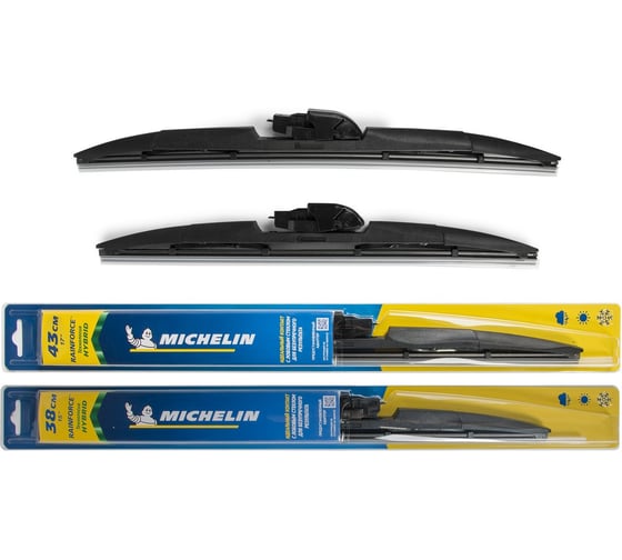 Комплект гибридных щеток стеклоочистителя MICHELIN 17" + 15"/43 + 38 см, K13317-15
