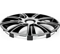 Колесные колпаки MICHELIN 14", "49 Верон", цвет: серебристо-черный, 4 шт. 300721