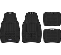 Коврики салона MICHELIN универсальные, 4 шт., с линиями отреза, черные 965-BLK