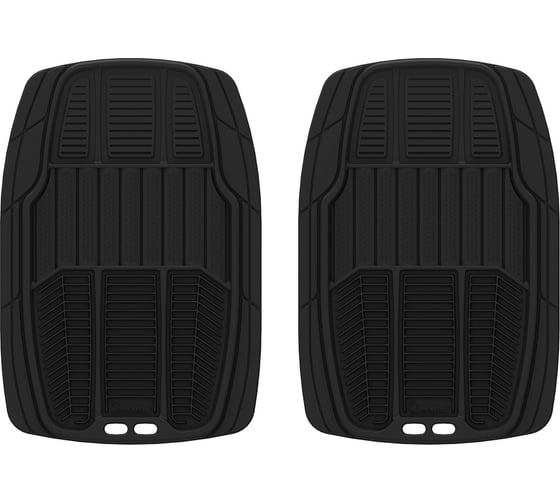 Коврики салона MICHELIN передние универсальные, 2 шт., премиум, черные 917-BLK
