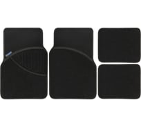 Коврики салона MICHELIN универсальные, 4 шт., текстильные, черные 924-BLK