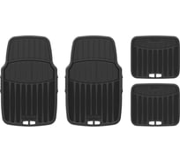 Коврики салона MICHELIN универсальные, 4 шт., черные 911-BLK